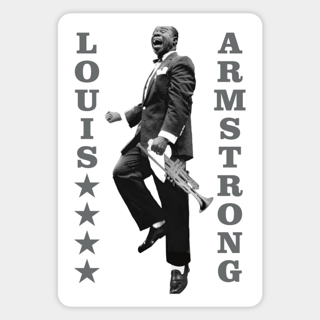 Louis Armstrong Magnet by PLAYDIGITAL2020